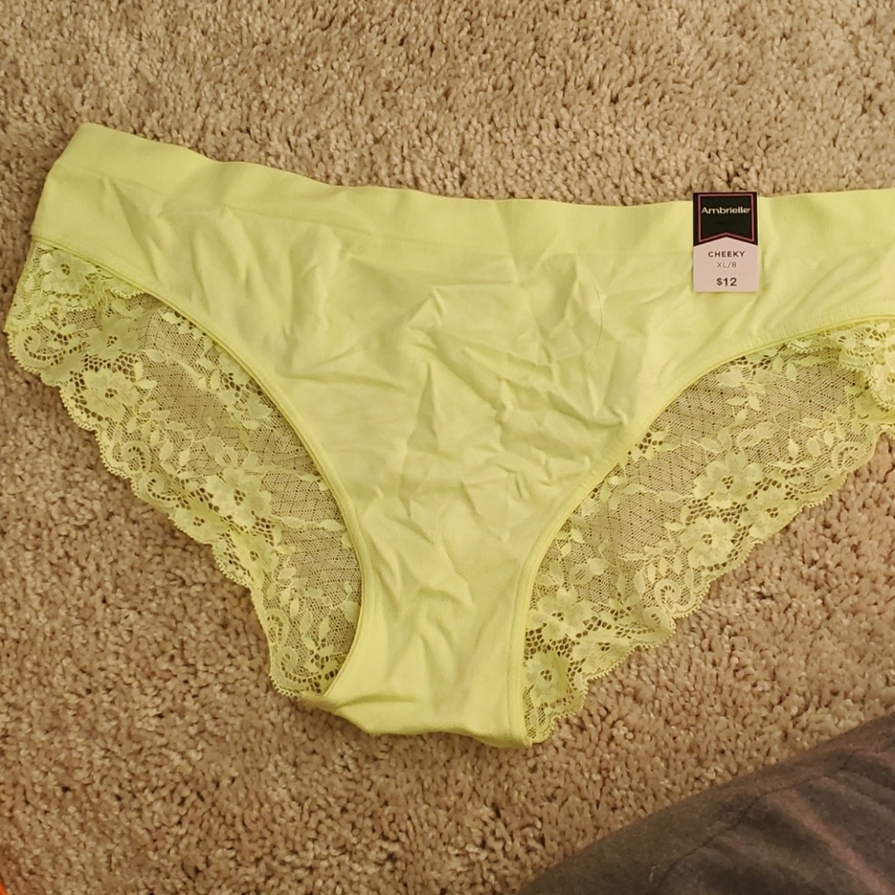 Neon yellow underwear